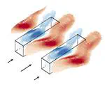 Langmuir turbulence in suspended kelp farms